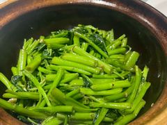 啫啫虾酱空心菜-熠盛粤味·顺德桑拿鸡(永康路店)