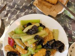 海米烧丝瓜自制鱼腐-日昌餐馆(亦庄店)