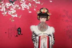 -后宫·古装汉服京剧儿童亲子全家福摄影