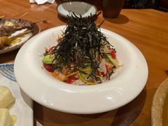 三文鱼沙拉-鸟鸣门屋台料理(金帝银泰店)