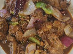 辣炒本地小公鸡-吕氏疙瘩汤·私家菜馆(慈云寺店)