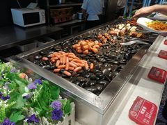 自助取餐区-佰烧海鲜烤肉火锅自助(熙地港店)