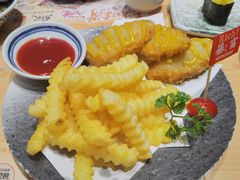 吉利鳕鱼排拼薯条-鱼民·现造寿司(育德店)