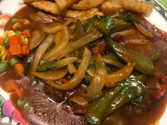 洋葱（沙爹）猪扒-胜利茶餐室