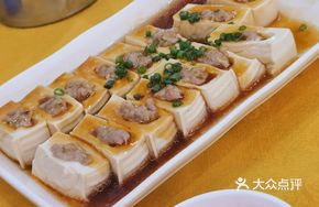 Steamed Tofu with Shrimp