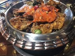 -东来菜馆•手抓海鲜家常菜•海鲜锅贴(鸽子窝店)