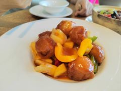 菠萝咕噜-安乐茶饭·手工素菜·高空景观餐厅(千灯湖店)