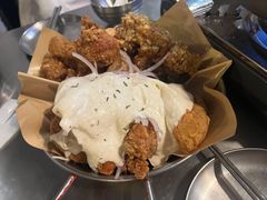 炸鸡翅一半一半-富乐满韩国正宗炸鸡韩国料理(虹泉路店)