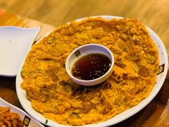 泡菜饼-喇喇排骨火锅·传统韩式脊骨汤(望京西园总店)