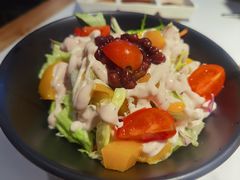 黄桃色拉-猪啊牛呀羊啊铜盘烤肉(正大广场店)