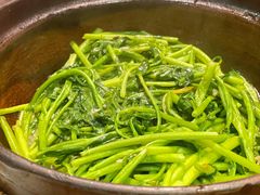 啫啫虾酱空心菜-熠盛粤味(永康路店)