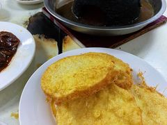 鸡蛋炸馒头片-大槐树烤肉馆