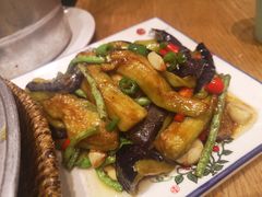 茄子豇豆-鸡毛店·川菜(双楠店)