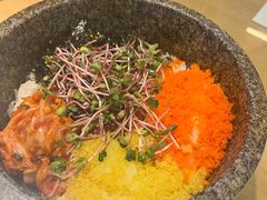 石锅鱼籽拌饭-海兰江石锅饭(水上店)