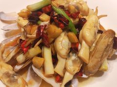 姜葱炒蛏子-台记小海鲜(七宝店)
