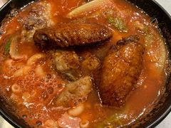 番茄浓汤鸡翅猪扒通粉-华嫂冰室(尖沙咀店)