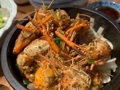 石锅黑椒虾-阿吾罗日本料理(K11艺术中心店)