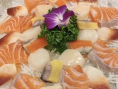 三文鱼北极贝刺身-碧海渔村(黄埔东路店)