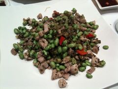 毛豆炒鸡丁？-长兴楼饭店