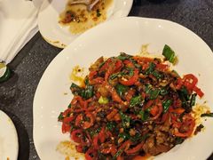 老干妈炒猪脚皮-湘肠香火锅店(团结湖店)