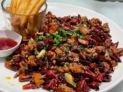 经典辣子鸡配大薯条-眉州东坡(通州店)