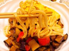 茄子肉丁鸡蛋拌面-文三里屯面馆(三里屯店)