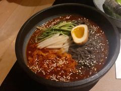 韩国辣酱拌冷面-义气烤肉餐吧(大族广场店)
