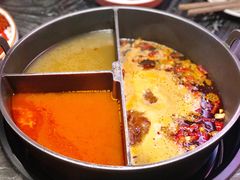 小嫩牛专利T型锅（一锅三吃）-热火朝天鲜切牛肉火锅(南强街巷店)