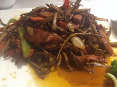 茶树菇牛柳-老客站酒楼(金花南路店)