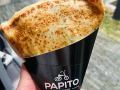 鸡蛋菠菜芝士酸奶油可丽饼-PAPITO(泰兴路店)