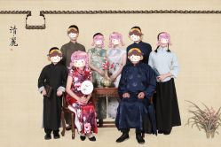 -时光纪亲子全家福照相馆(静安店母女写真父母纪念照)