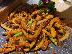 麻辣鱿鱼-冰川延边料理·炭烤串(原小木屋店)