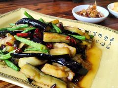 茄子炒豆角-胡师傅三下锅(汽车站店)