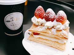草莓奶油拿破仑-治愈系甜品The Soothing Dessert(科海大楼店)