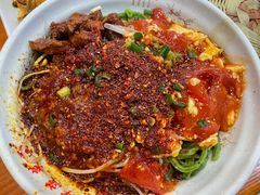 四合一菠菜手擀面-手擀菠菜面(西康路店)