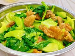 青菜烧油渣-八八餐厅(升州路店)