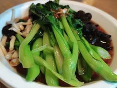 白灼菌菇菜心-新白鹿餐厅(城西银泰城店)