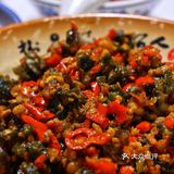 长沙鲁哥饭店 茄子咸蛋黄和酸萝卜牛百叶必点！