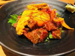 生牛肉拌海胆-九州酒场ひこぞう(2号店)