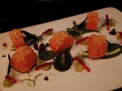 挪威三文鱼配法葱酱汁-AZUL by FUEL蓝色·法式酒馆(琶醍店)