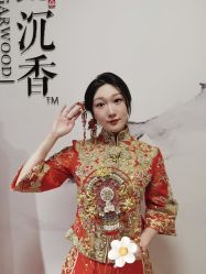 -懿沉香中式嫁衣礼服秀禾服龙凤褂马来褂旗袍总店