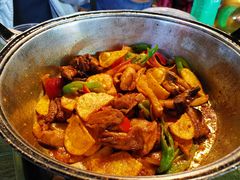 -炕锅羊肉土火锅面片大王