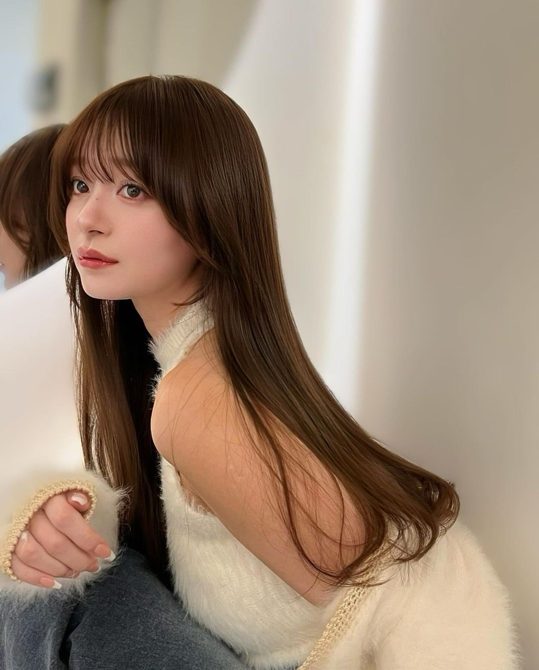 长发飘飘尽🌸显清纯!一箭射进你心里🍑