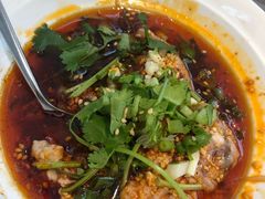 冒脑花-成都你六姐·牛肉冒菜·麻辣香锅(长泰广场店)