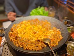 铁板蟹子炒饭-春熙台韩国料理·章鱼肥牛(西丽店)