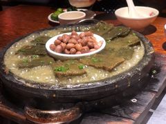 铁板野菜豆腐-农厨好味·温泉鹅·农家菜