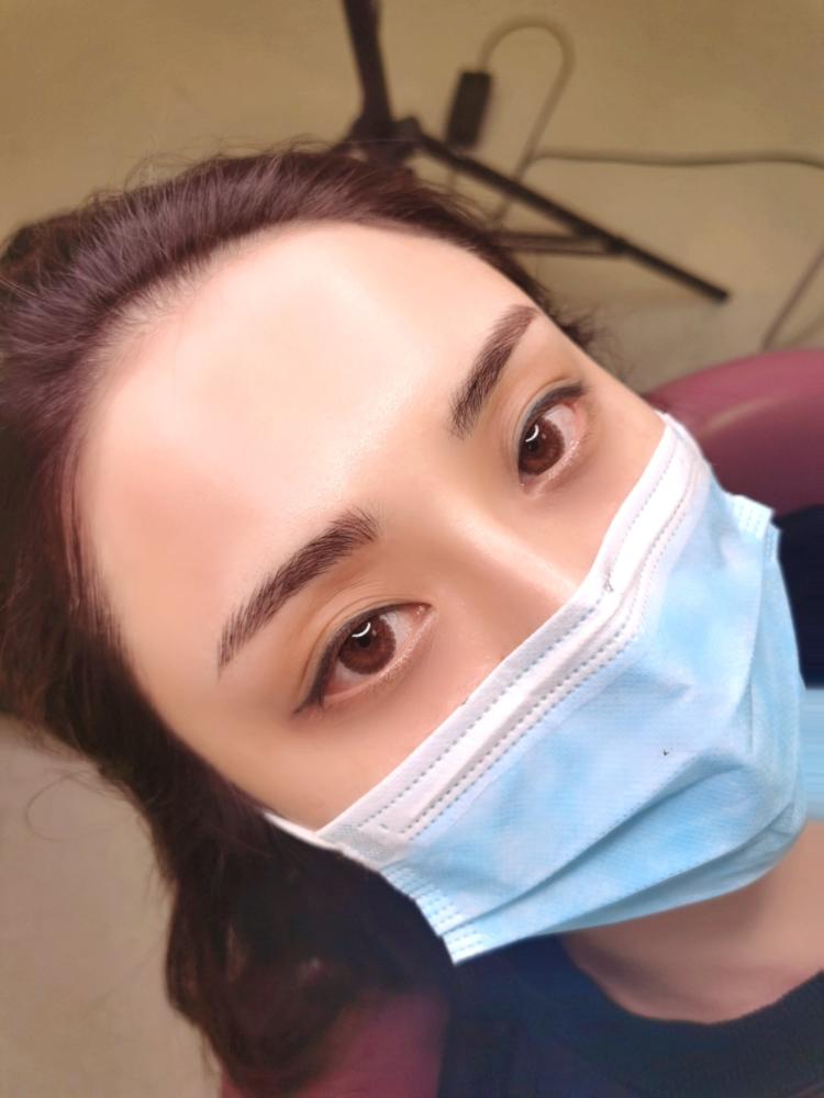 领绣美业半永久纹绣纹眉(高碑店)-"提前加了微信,预约了时间,还贴心的