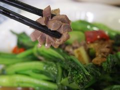 菜心炒鸡杂-惠爱餐厅