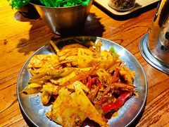 拌牛板筋-原始泥炉烤肉(总店)