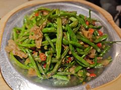 四季豆炒油渣-大碗先生(万家丽店)
